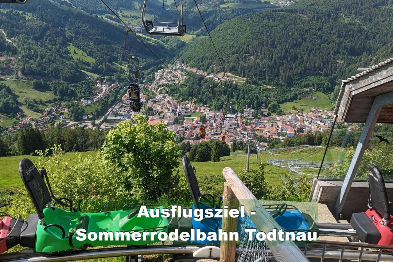 Wohlfuehl-Ferienwohnung 80 Qm, 8 Personen, Aussicht & Heimkino Todtnau Exterior foto